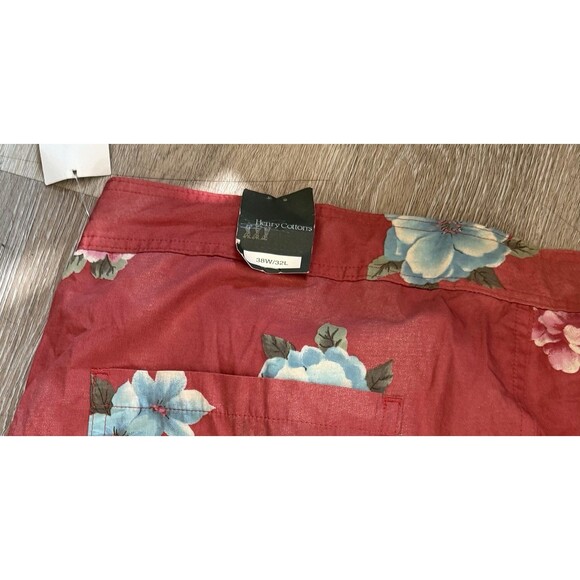 HENRY COTTONS Womens Pants Trousers Size W38 L32 Colorful Floral Button Fly  NWT - Picture 13 of 14